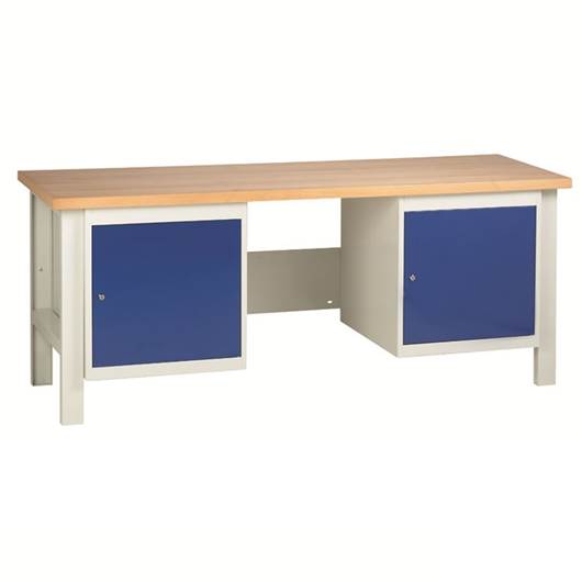 Picture of Heavy Duty Workbenches with 2 Cupboard Units