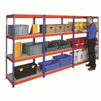 Picture of Heavy Duty Rivet Shelving with MFC Shelves