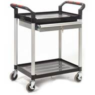 Picture of Proplaz Shelf Trolley with Steel Drawers
