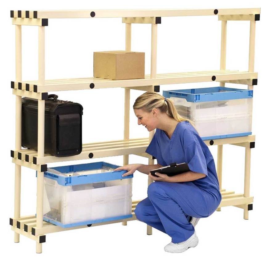 Picture of Mobile Plastic Shelving Systems